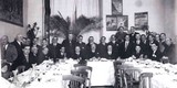 <div class=lightGallery-captions><p>Reunión de Grupo de empresarios ceutíes que fundaron la Mutua de Ceuta en 1934</p><p>Un grupo de empresarios ceutíes se reunieron en el año 1934 enel Hotel Majestic de Ceuta, para analizar la viabilidad de fundar una Mutua en la ciudad, un grupo nutrido de ellos dieron luz a la Mutua de Ceuta.</p><h4>Material cedido por 115 - CESMA</h4><span>1934</span></div>